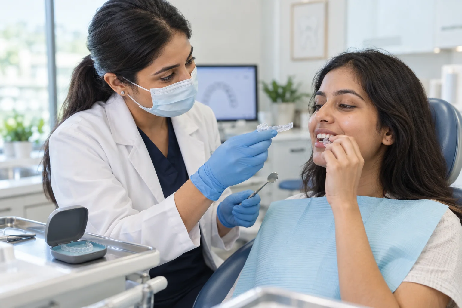Clear aligner consultation