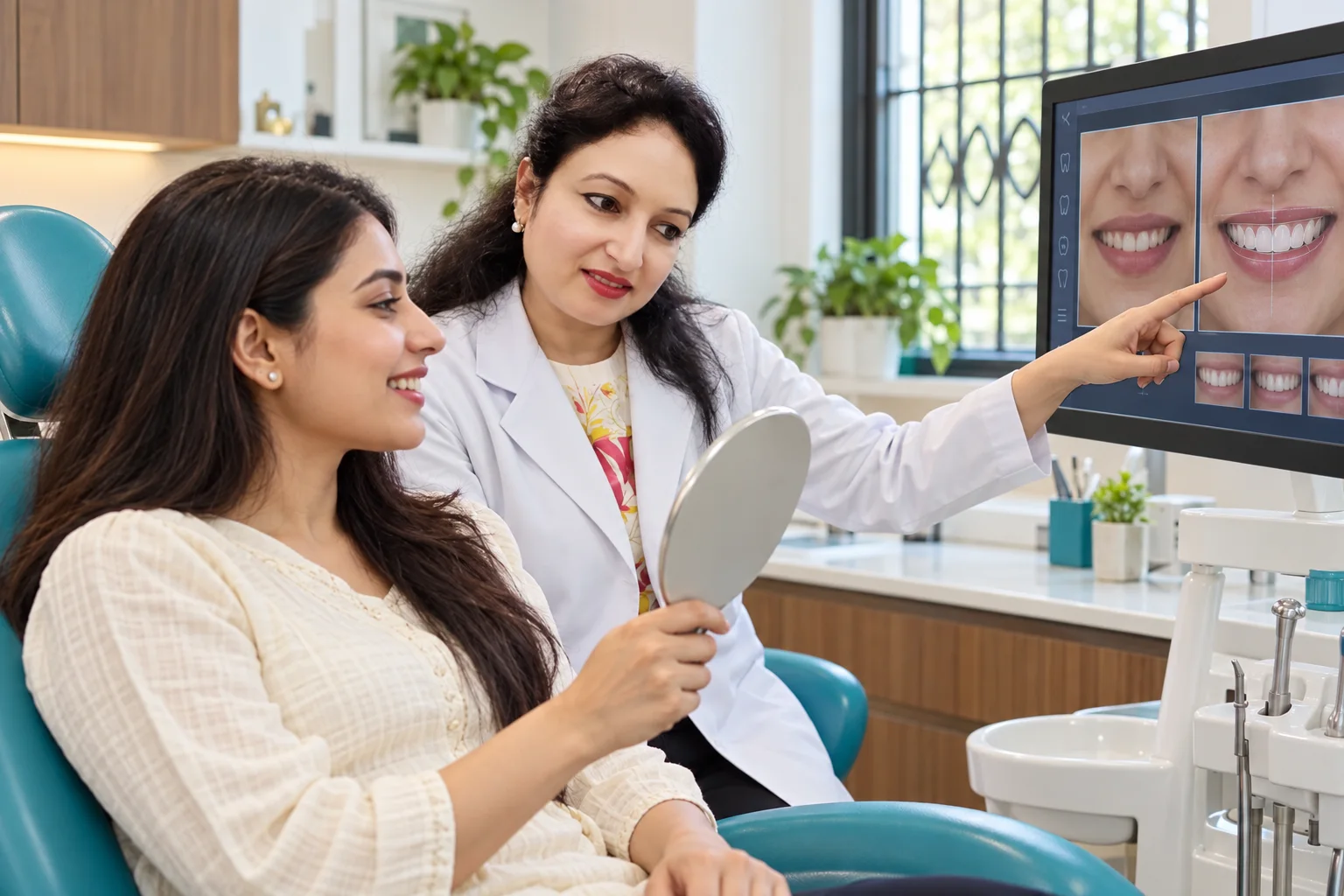 Digital smile design consultation